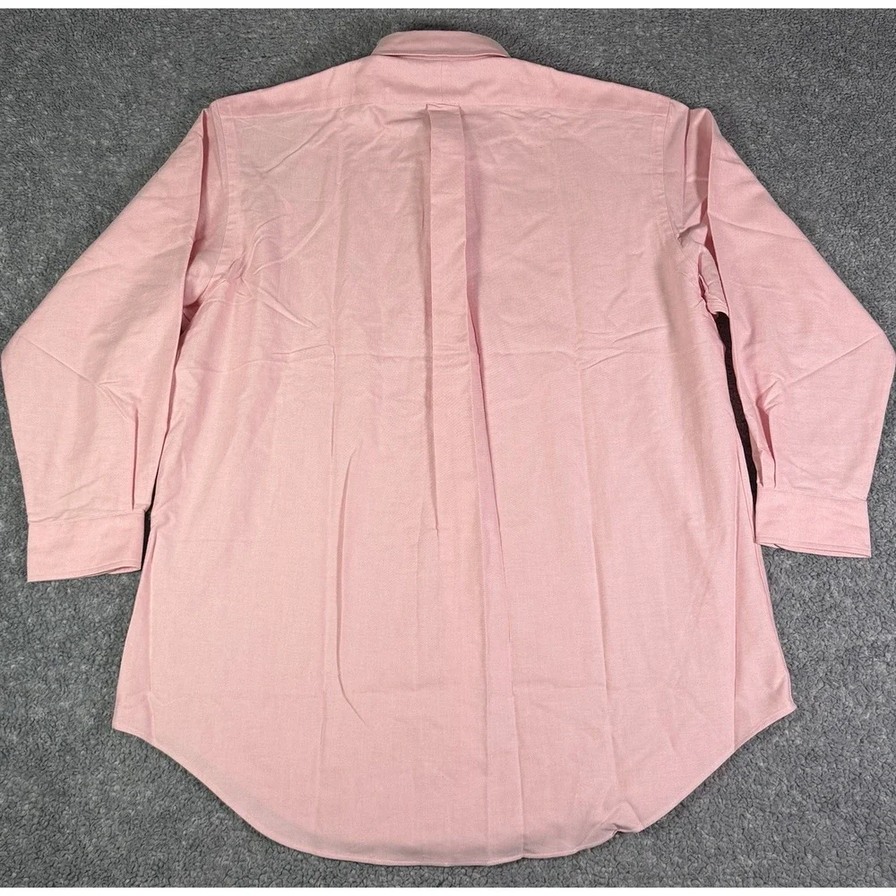 VTG Ralph Lauren Yarmouth Shirt Mens 16.5-32 Pink Oxford Cotton Button Down NWT
